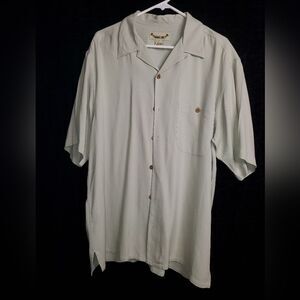 Paradise Coves 100% silk shirt Sz Large NWOT